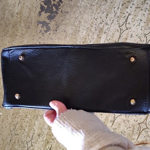 Montana West PU pebble leather black hobo bag with extra zip pouch - Picture 11 of 11